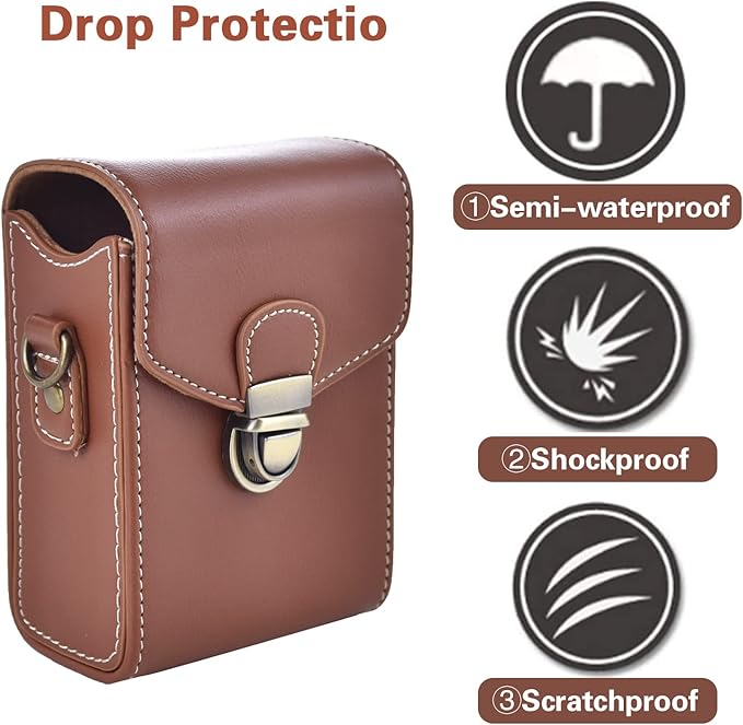 CHUZHAO™ Leather Camera Case