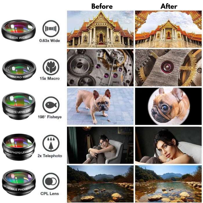 CHUZHAO™【Original】｜Cámara réflex digital de doble objetivo