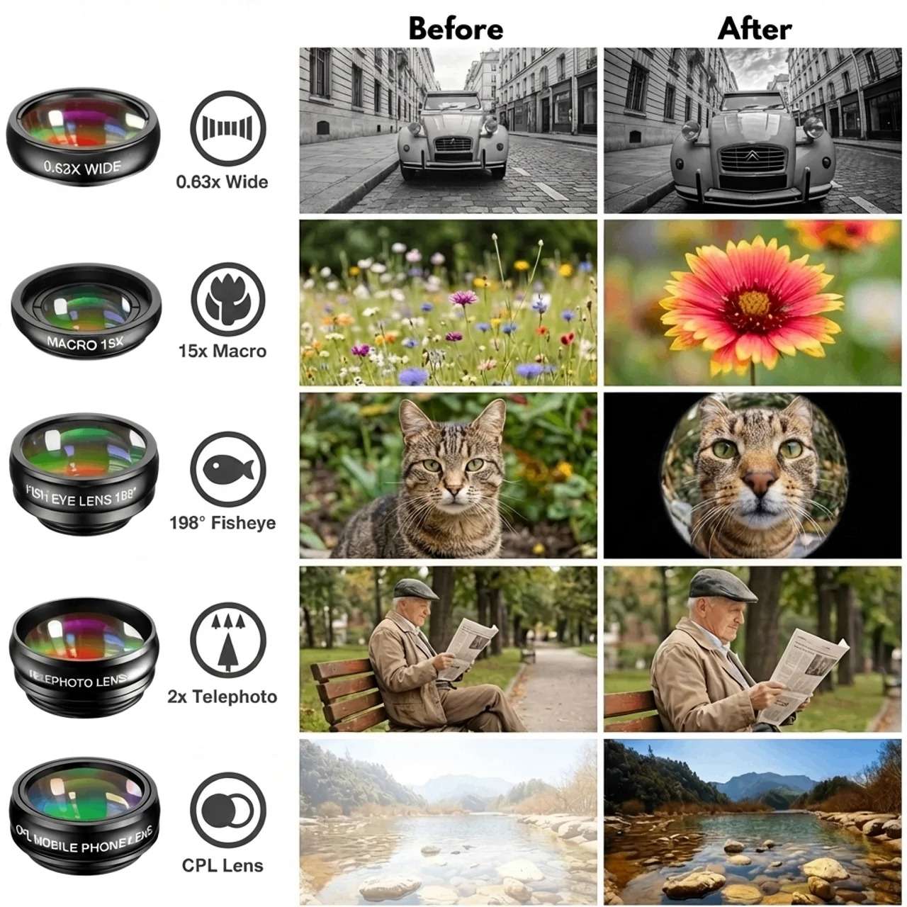 CHUZHAO™ 10 Interchangeable Lens Kit