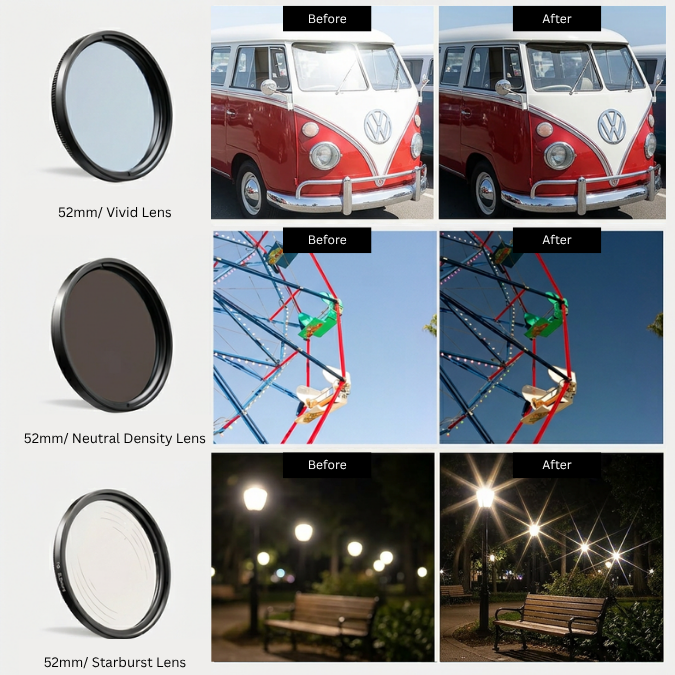 CHUZHAO™ 7-in-1-Optiklinsenset (52 mm)
