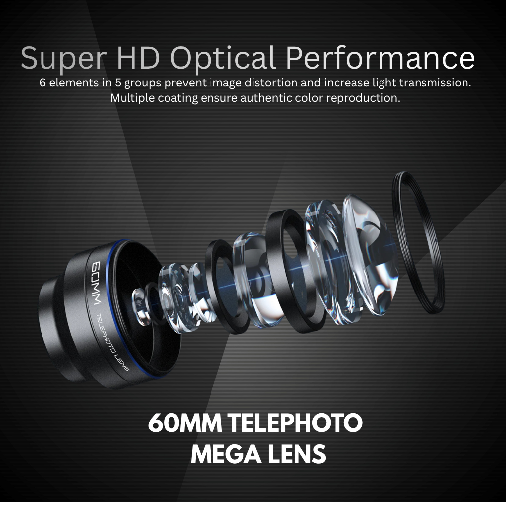 <tc>CHUZHAO™ Obiettivo Telefoto Mega 60MM (NUOVO!)</tc>